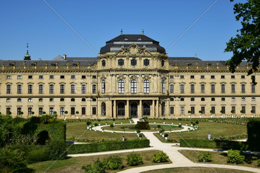 Германия - Город Вюрцбург, резиденция