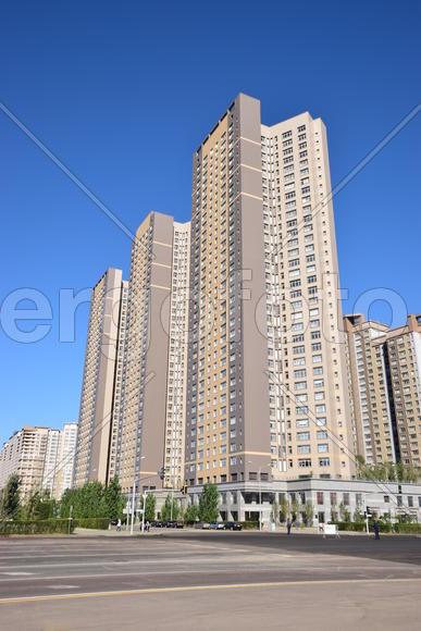 Астана - многоэтажные жилые дома. Архитектура Казахстана 