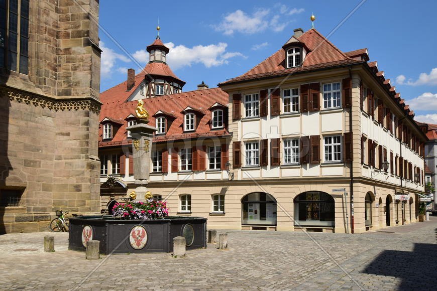 Германия - город Ансбах под Нюрнбергом