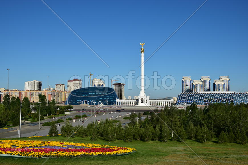 Астана - Площадь независимости. Казахстан 