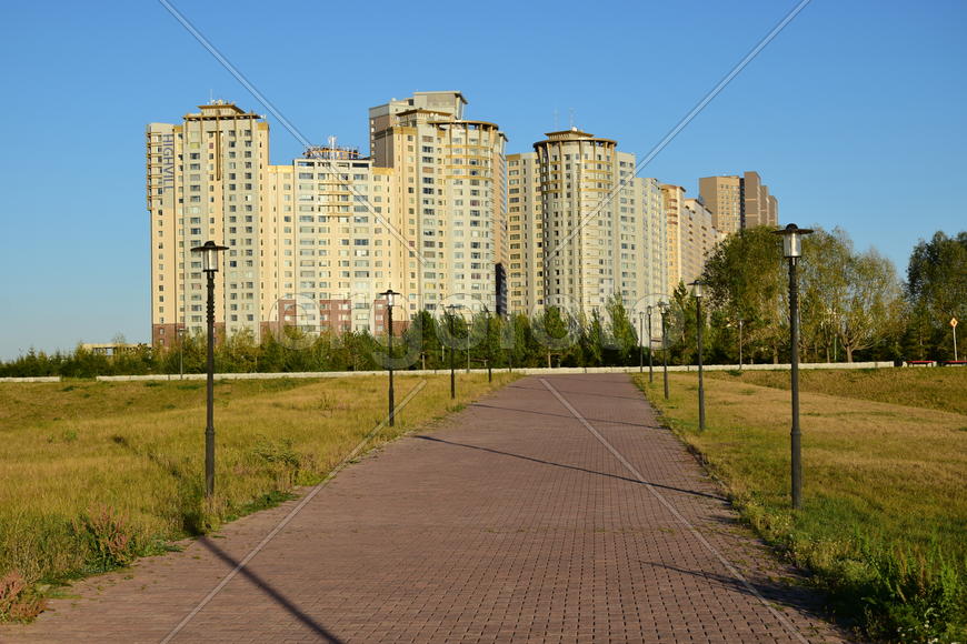 Астана. Городская архитектура. Современные высотные здания 