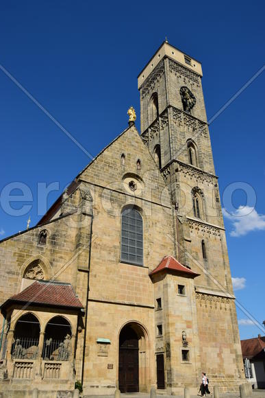 Германия - город Бамберг. Памятник архитектуры 