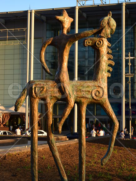 Уличная скульптура Астаны