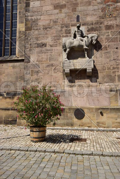 Германия - город Ансбах под Нюрнбергом. Памятник архитектуры 