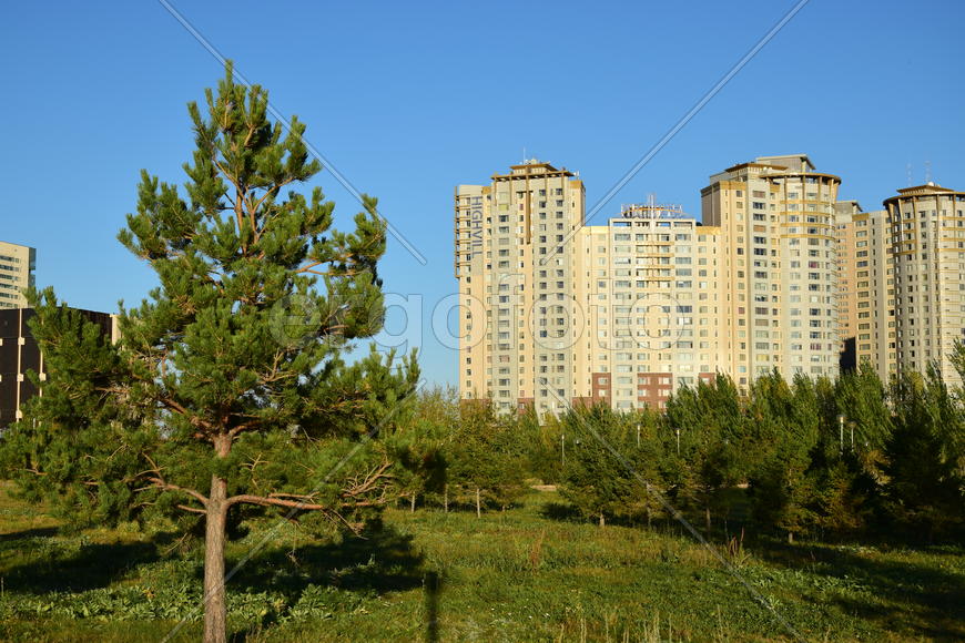 Астана. Городская архитектура. Современные высотные здания 