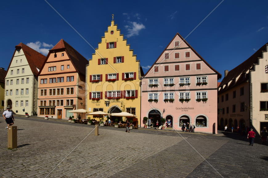 Архитектура Горада Ротенбург в Германии