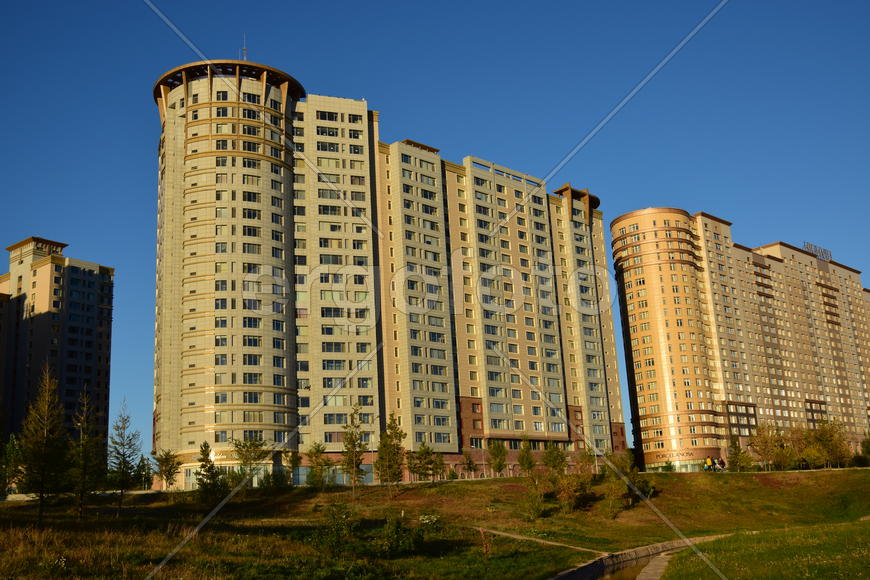 Астана. Городская архитектура. Современные высотные здания 