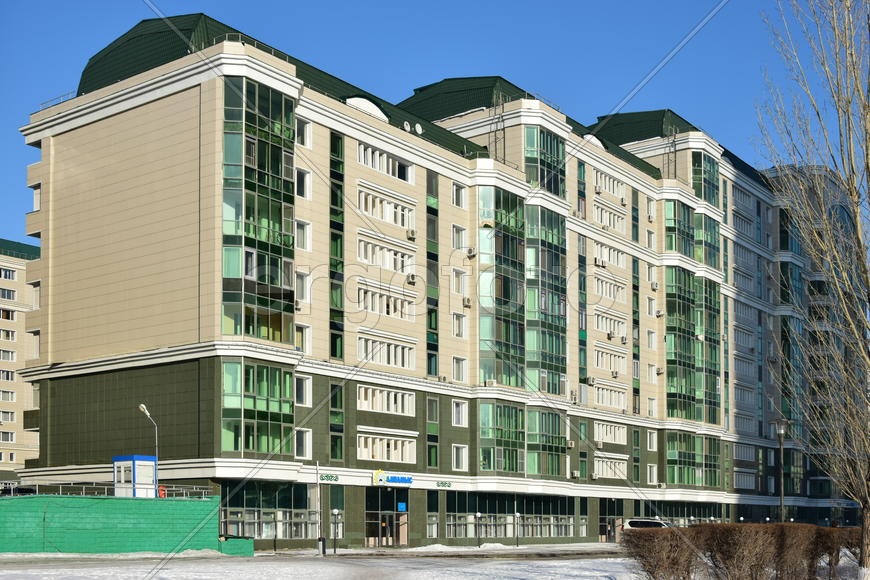 Астана, многоэтажные жилые дома 