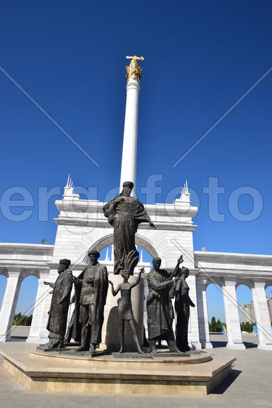 Астана - Площадь независимости. Казахстан