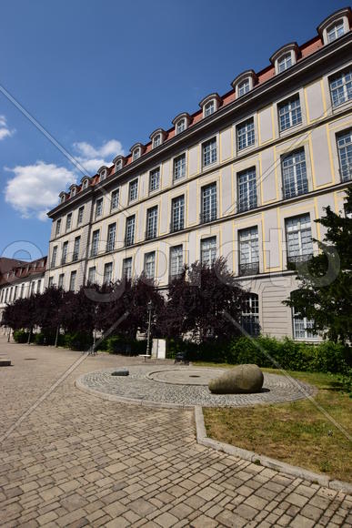 Германия - город Ансбах под Нюрнбергом. Памятник архитектуры 