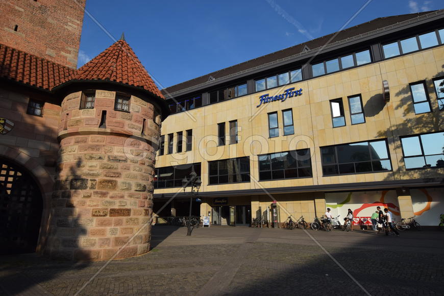 Германия - город Нюрнберг. Памятник архитектуры 