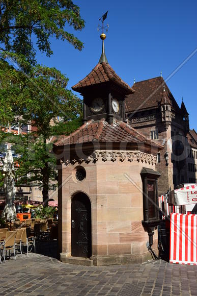 Германия - город Нюрнберг. Памятник архитектуры 