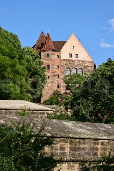 Германия - город Нюрнберг. Памятник архитектуры 