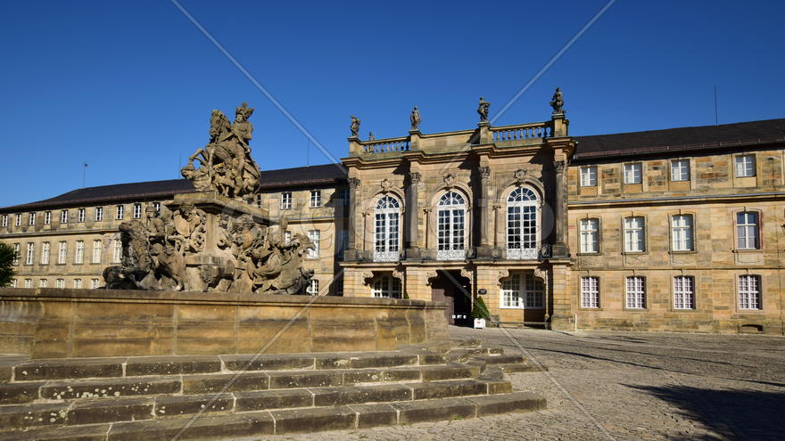 Германия - город Байройт, средневековый замок 