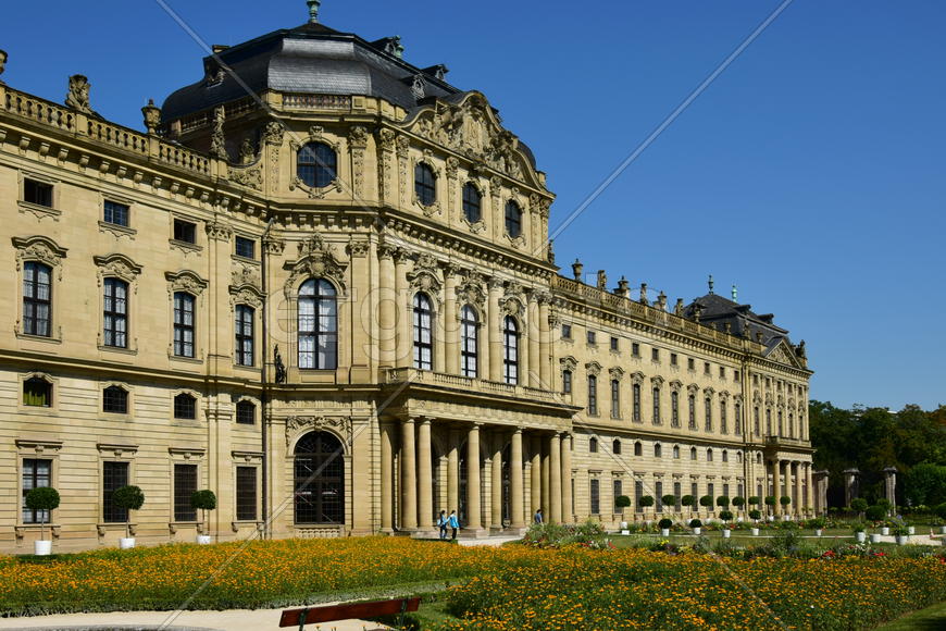 Германия - Город Вюрцбург, резиденция