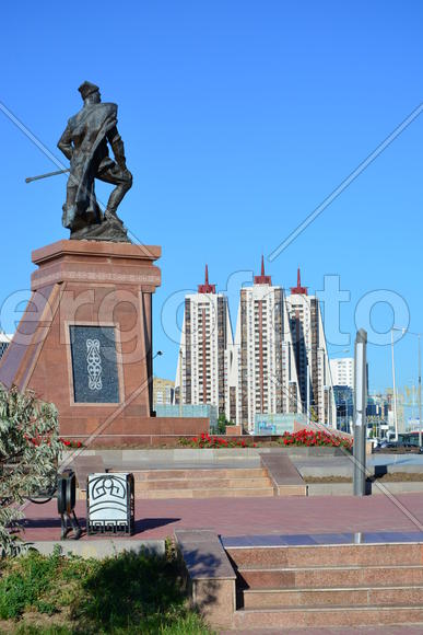 Астана - уличная скульптура. Достопримечательности Казахстана. 