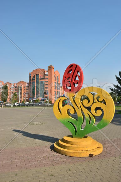 Астана. Уличная скульптура. Казахстан 