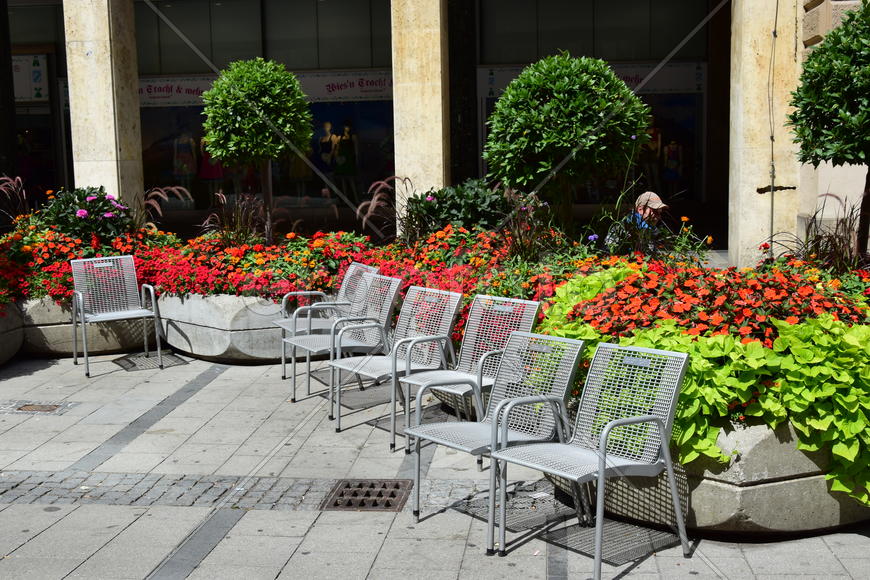 Германия. Город Мюнхен. Места для отдыха 