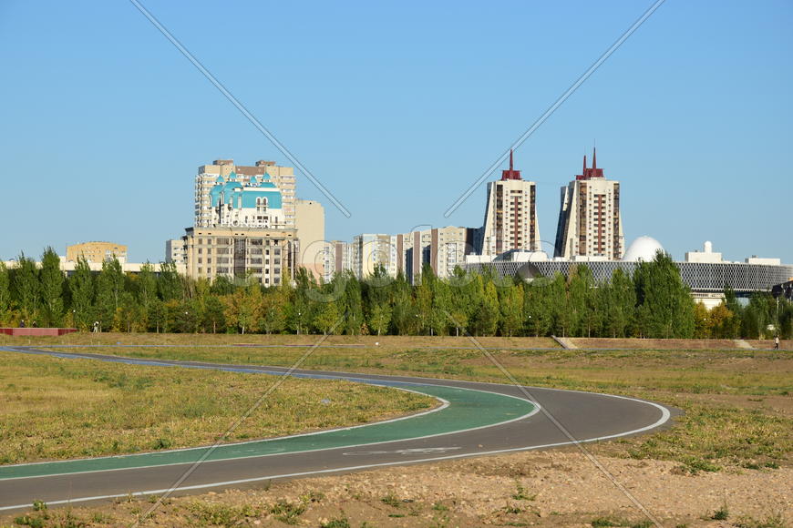 Астана. Городская архитектура. Современные высотные здания 