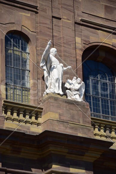 Германия - Город Вюрцбург, памятник 