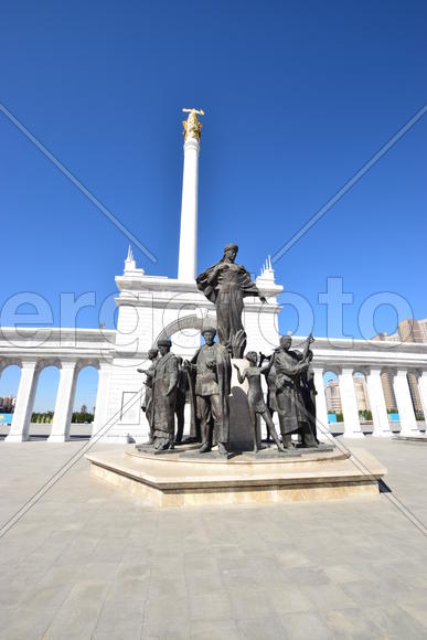 Астана - Площадь независимости. Казахстан