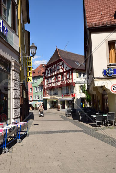 Германия - город Ансбах под Нюрнбергом. Памятник архитектуры 