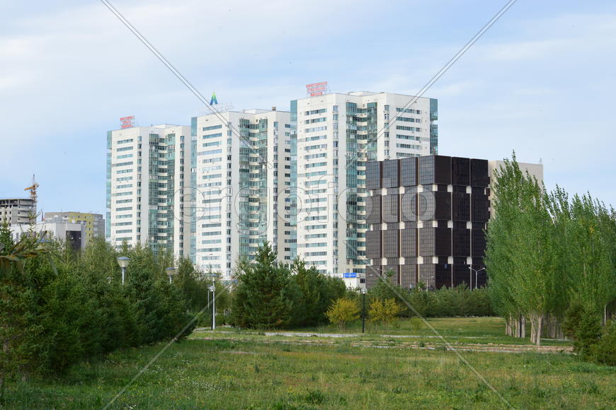 Астана. Городская архитектура. Современные высотные здания 
