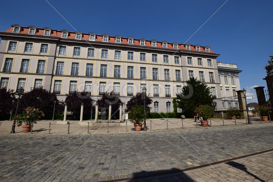 Германия - город Ансбах под Нюрнбергом. Памятник архитектуры 