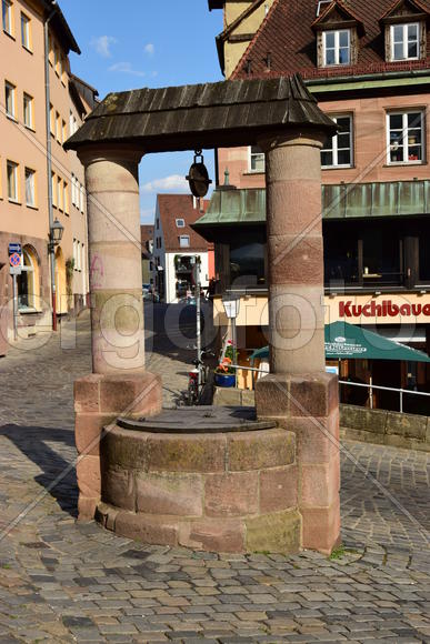 Германия - город Нюрнберг. Памятник архитектуры 