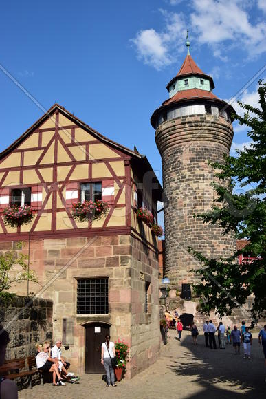 Германия - город Нюрнберг. Памятник архитектуры 