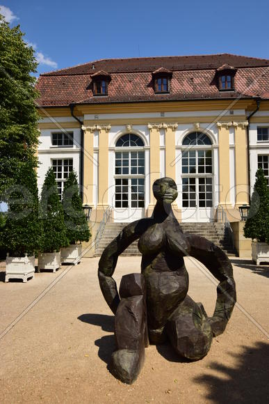 Германия - город Ансбах под Нюрнбергом. Памятник архитектуры 