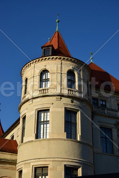 Германия. Мюнхен. Башня старинного здания 