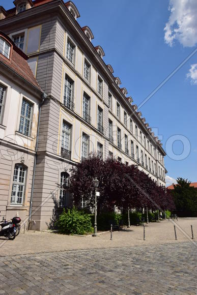 Германия - город Ансбах под Нюрнбергом. Памятник архитектуры 