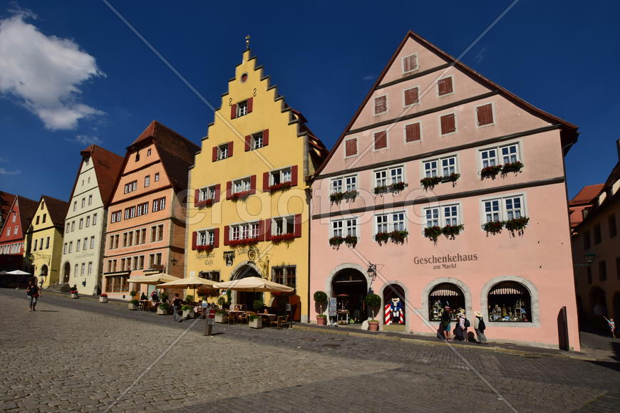 Архитектура Горада Ротенбург в Германии