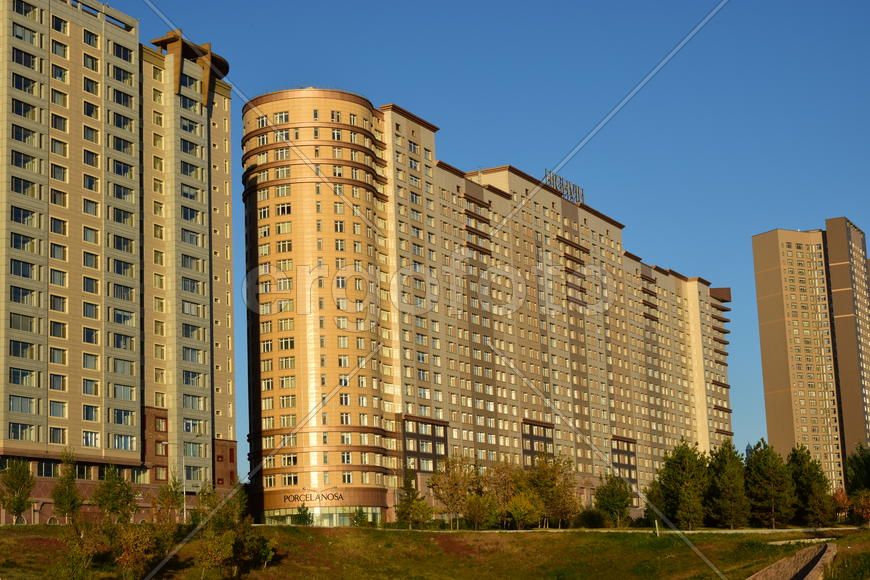 Астана. Городская архитектура. Современные высотные здания 