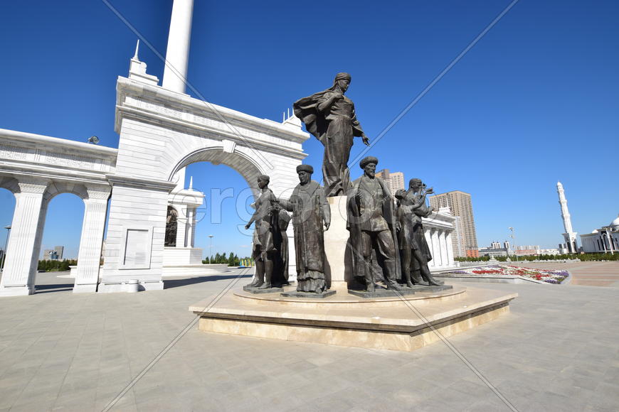 Астана - Площадь независимости. Казахстан