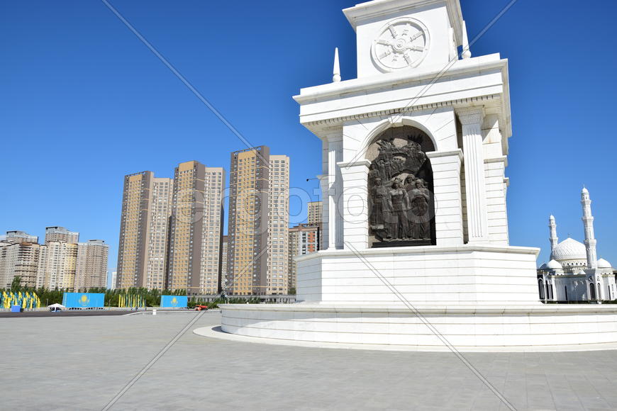 Астана - Площадь независимости. Казахстан