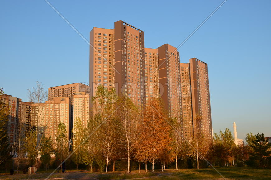 Астана - многоэтажные жилые дома