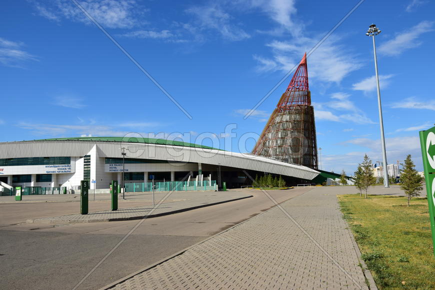 Ледовый дворец "Алау". Астана - Казахстан 