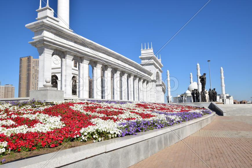 Астана - Площадь независимости. Казахстан