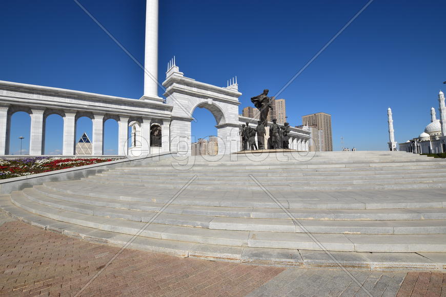 Астана - Площадь независимости. Казахстан