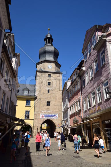 Германия, город Кобург -  памятник архитектуры 