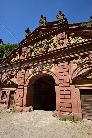 Германия - Город Вюрцбург, Ворота  замке Мариенберг 