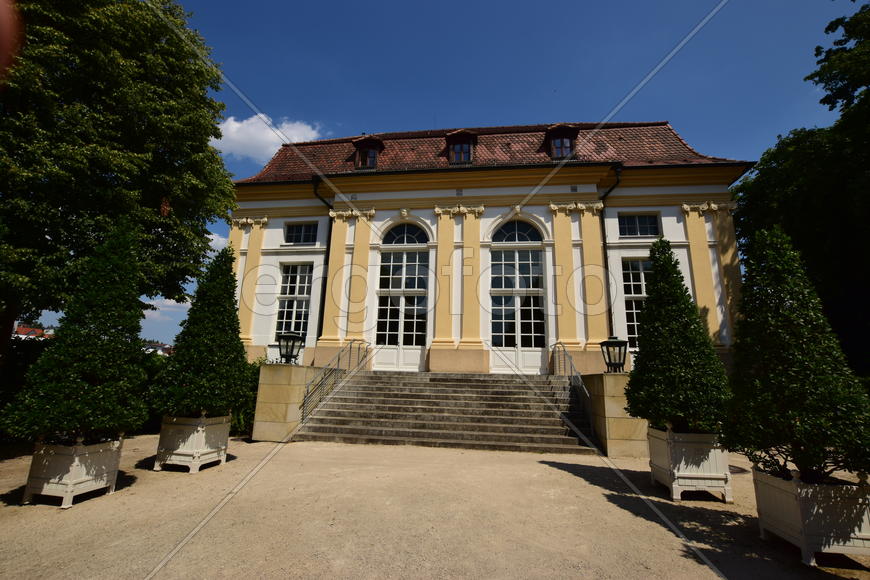 Германия - город Ансбах под Нюрнбергом. Памятник архитектуры 