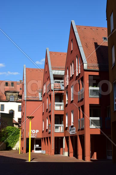 Германия - город Бамберг. Жилые дома 