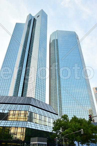 Германия, Франкфурт-на-Майне. Небоскребы 