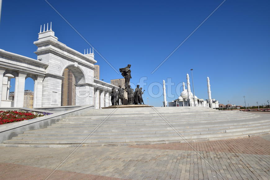 Астана - Площадь независимости. Казахстан