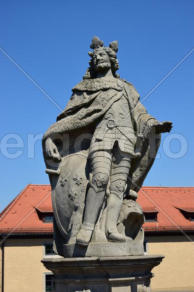 Германия - Город Вюрцбург, памятник 