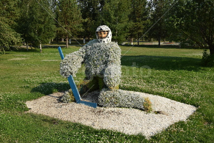 Астана. Уличная скульптура. Казахстан 