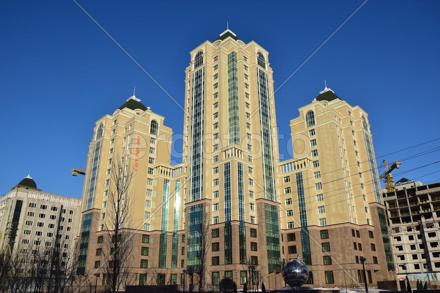 Астана, многоэтажные жилые дома 